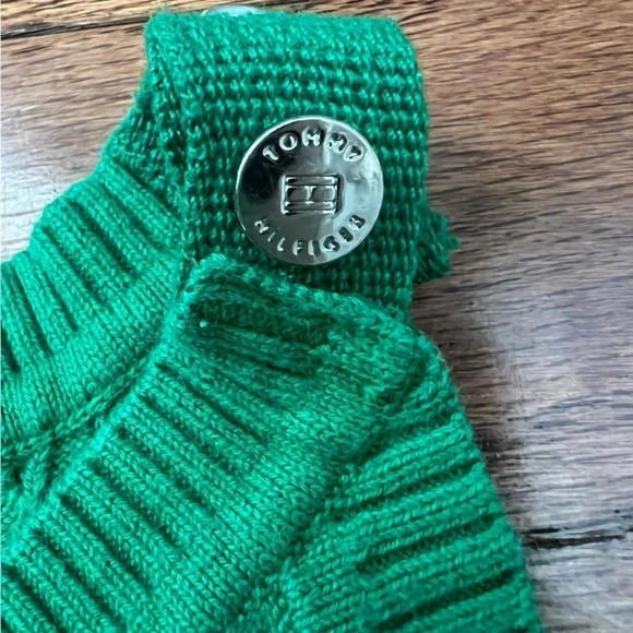 Tommy Hilfiger Green Sleeveless Cable Halter Sweater Women’s Sz M - Picture 3 of 10